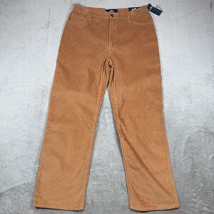 Hollister Pants Women's 9R Brown Corduroy High Rise Dad Pants